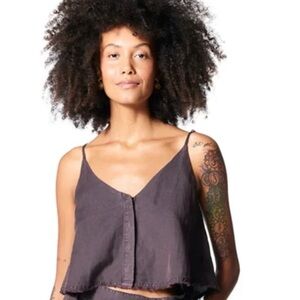 Young Fabulous & Broke Charcoal Camisole